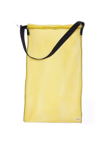 Medium Tote Bag, Drawstring 17" x 30" with Shoulder Strap, Yellow